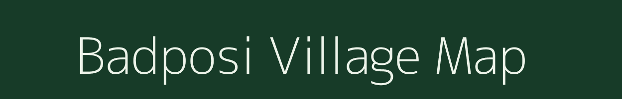 Badposi village map in Odisha