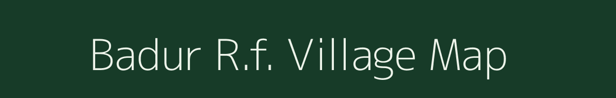 Badur R.f. village map in Tamil Nadu