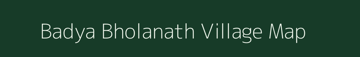 Badya Bholanath village map in Uttar Pradesh