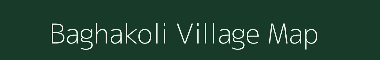 Baghakoli village map in West Bengal