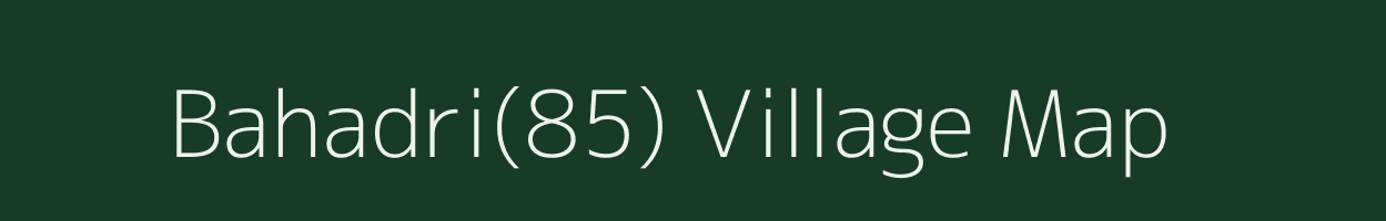 Bahadri(85) village map in Haryana