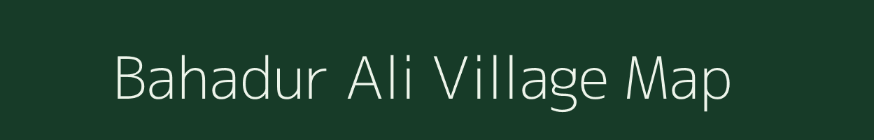 Bahadur Ali village map in Bihar