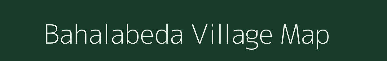 Bahalabeda village map in Odisha