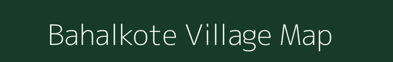 Bahalkote village map in Uttarakhand