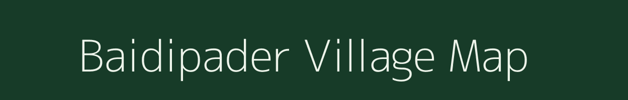 Baidipader village map in Odisha