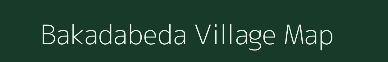 Bakadabeda village map in Odisha