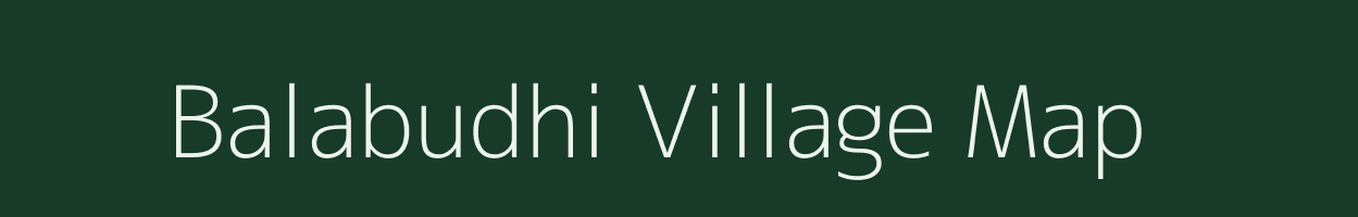Balabudhi village map in Odisha