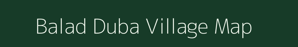 Balad Duba village map in West Bengal