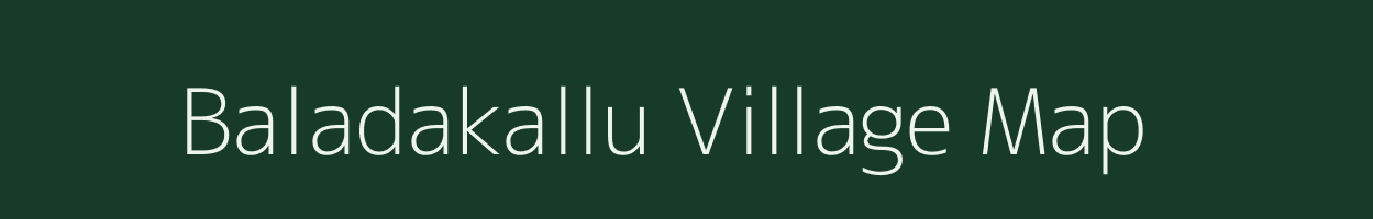 Baladakallu village map in Karnataka