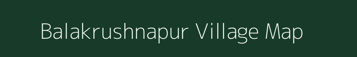 Balakrushnapur village map in Odisha