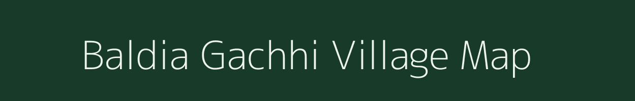 Baldia Gachhi village map in Bihar