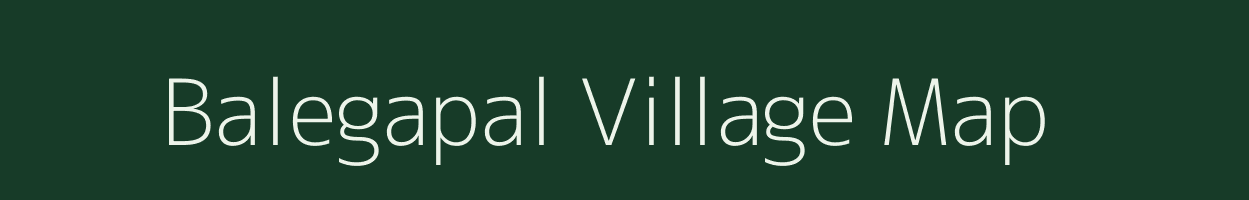 Balegapal village map in Chhattisgarh