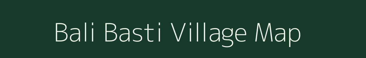 Bali Basti village map in Arunachal Pradesh