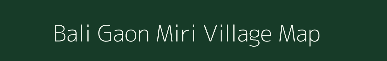 Bali Gaon Miri village map in Assam