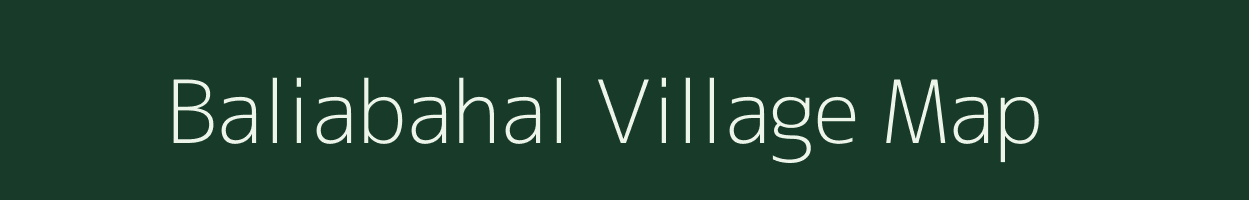 Baliabahal village map in Odisha