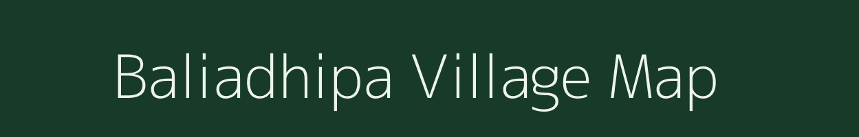 Baliadhipa village map in Odisha