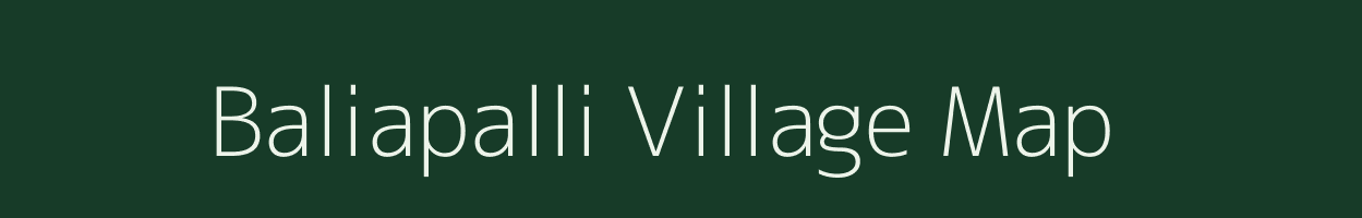 Baliapalli village map in Odisha