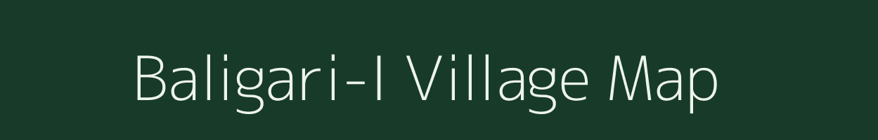 Baligari-I village map in Odisha