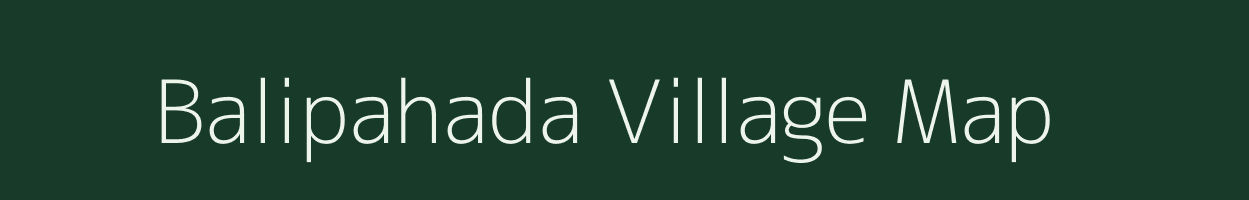 Balipahada village map in Odisha