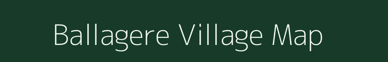 Ballagere village map in Karnataka