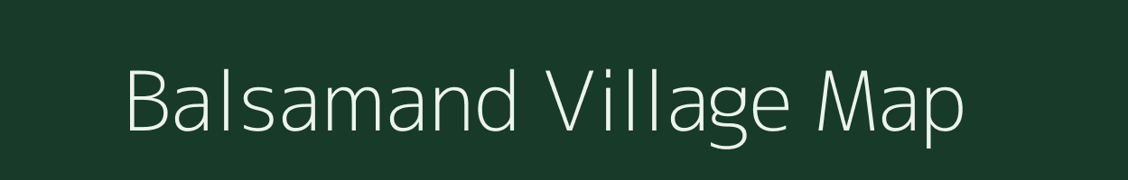 Balsamand village map in Rajasthan