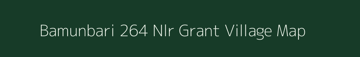 Bamunbari 264 Nlr Grant village map in Assam