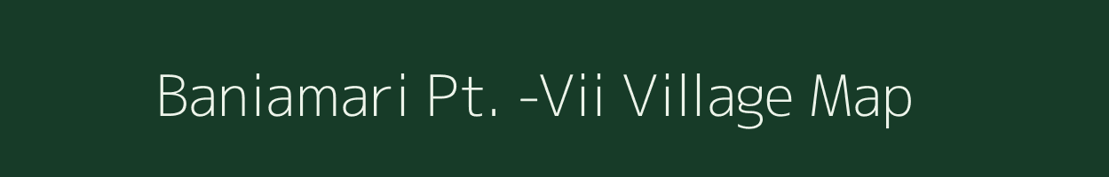 Baniamari Pt. -Vii village map in Assam