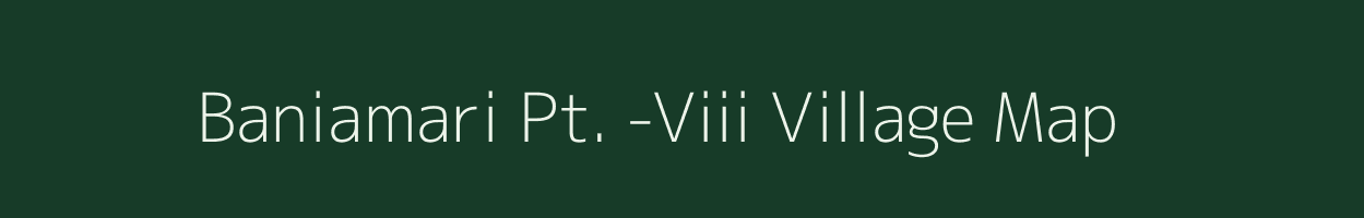 Baniamari Pt. -Viii village map in Assam