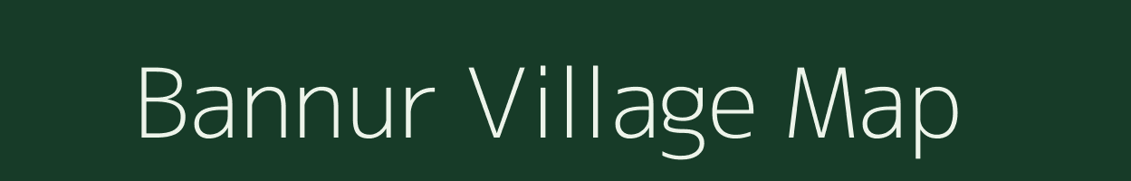 Bannur village map in Karnataka