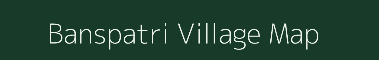 Banspatri village map in West Bengal