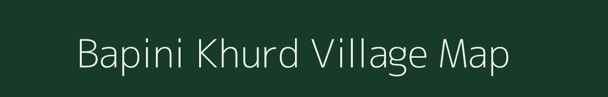 Bapini Khurd village map in Rajasthan