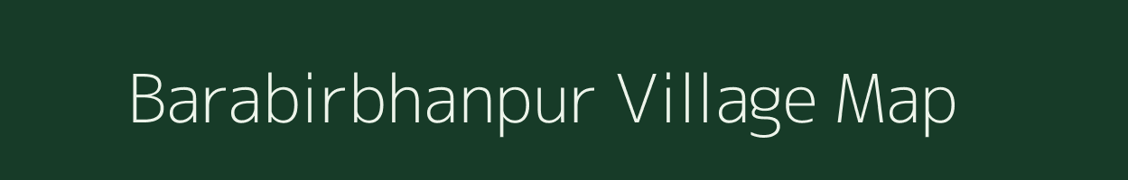 Barabirbhanpur village map in West Bengal