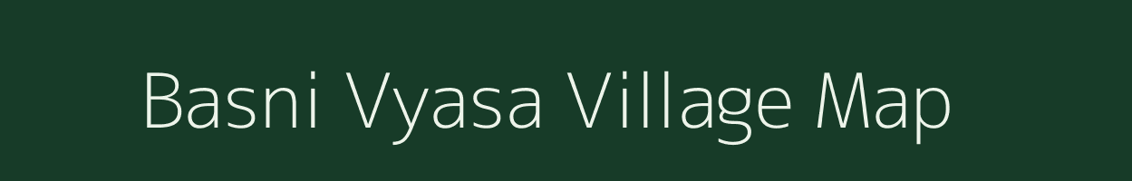 Basni Vyasa village map in Rajasthan