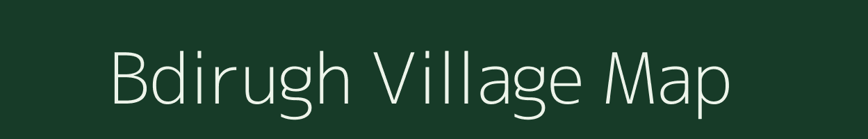 Bdirugh village map in Madhya Pradesh