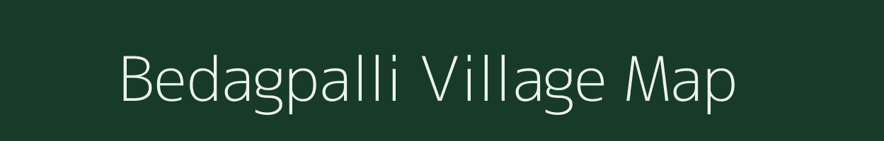 Bedagpalli village map in Karnataka