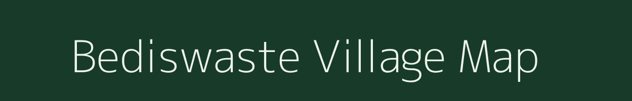 Bediswaste village map in Karnataka