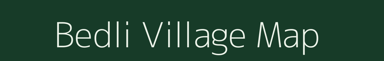 Bedli village map in Karnataka