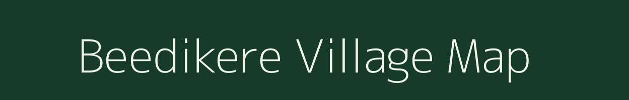 Beedikere village map in Karnataka