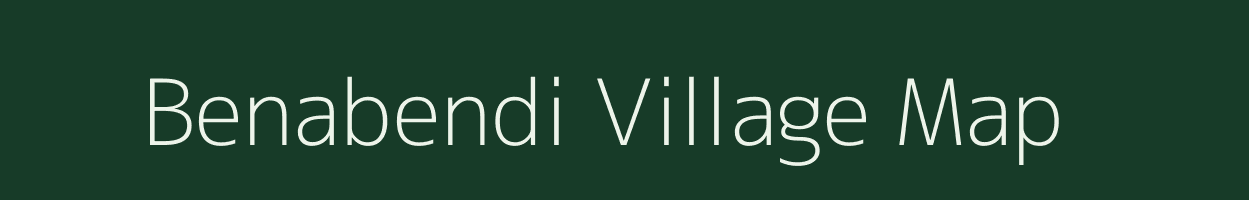 Benabendi village map in West Bengal