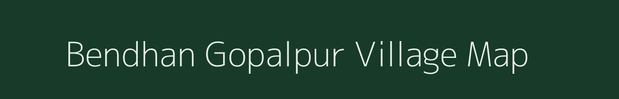 Bendhan Gopalpur village map in Uttar Pradesh