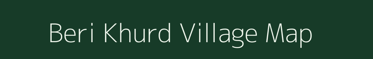 Beri Khurd village map in Rajasthan