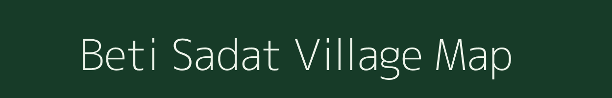 Beti Sadat village map in Uttar Pradesh