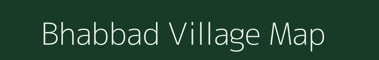 Bhabbad village map in Madhya Pradesh