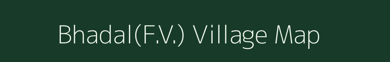 Bhadal(F.V.) village map in Maharashtra