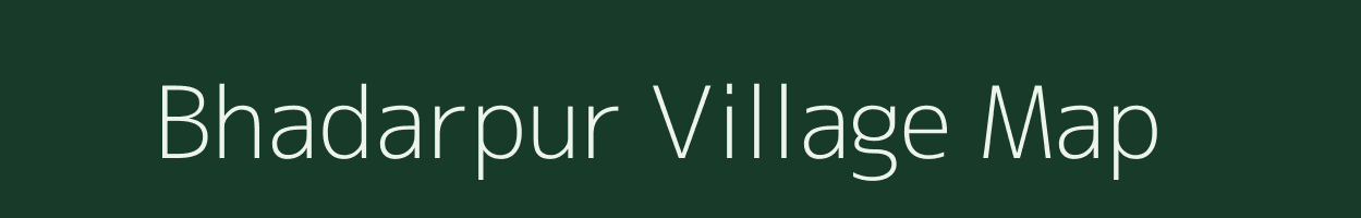 Bhadarpur village map in West Bengal