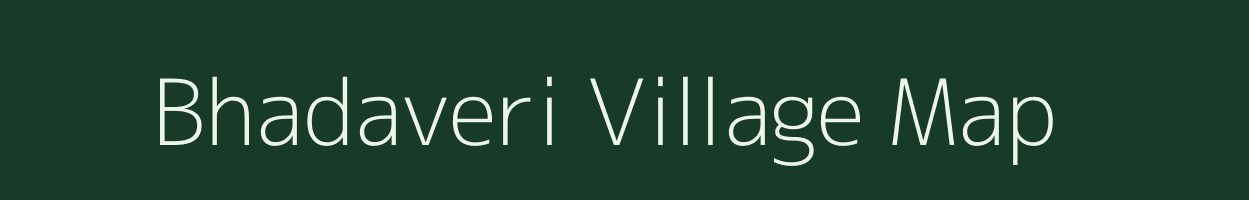 Bhadaveri village map in Rajasthan