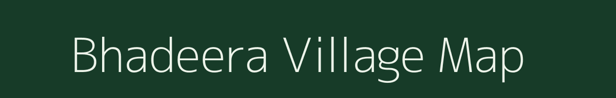 Bhadeera village map in Rajasthan