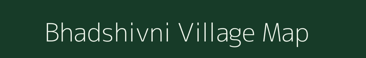Bhadshivni village map in Maharashtra