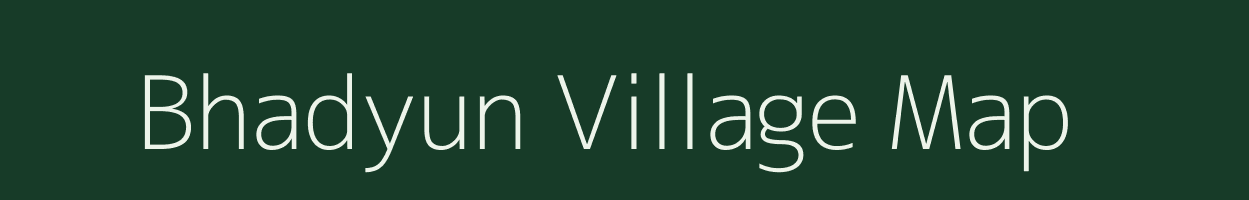 Bhadyun village map in Uttarakhand