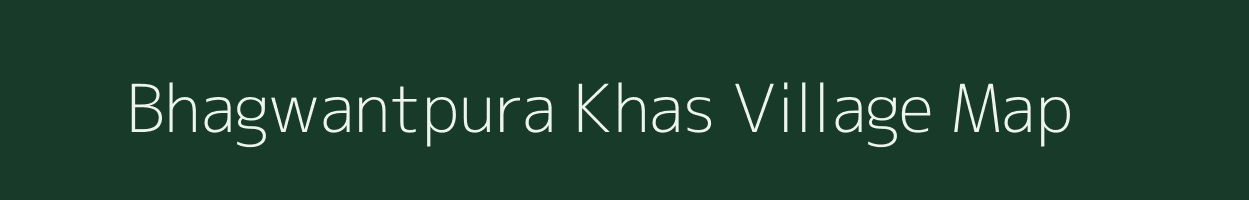 Bhagwantpura Khas village map in Madhya Pradesh